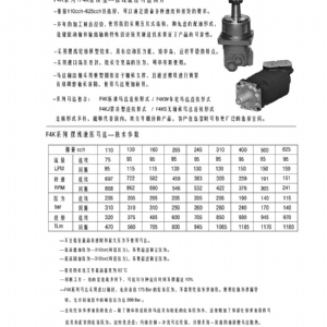 F4K系列擺線液壓馬達